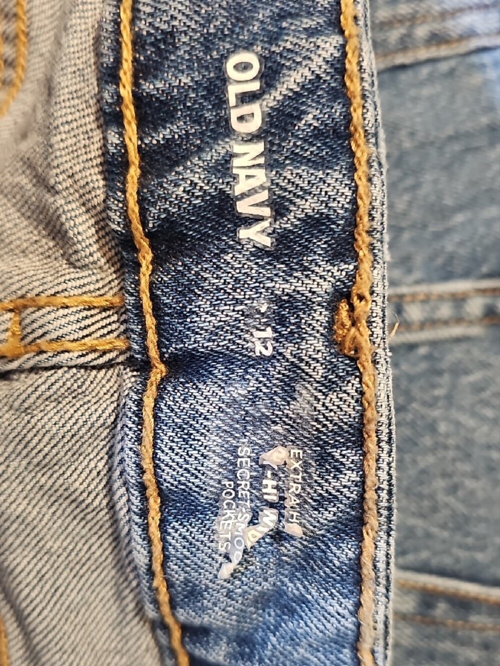 Old Navy Light Blue Wide Leg Jeans Size 12 Short - Picture 5 of 10